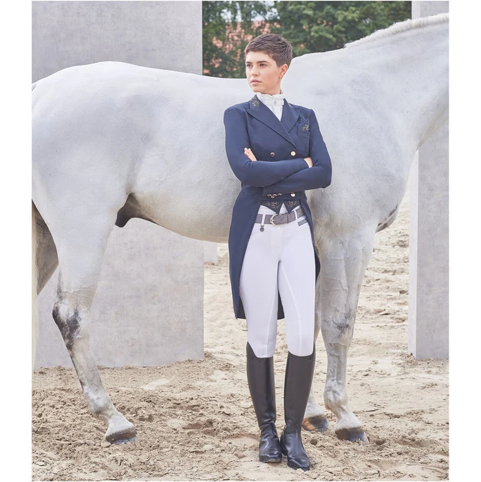 Pikeur Womens Lilien Pure Rose Show Jacket - Night Blue - Image 3