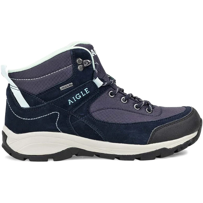 2021 Aigle Womens Vedur Waterproof Mid MTD Boots T1946 - Marine / Wave - Image 2