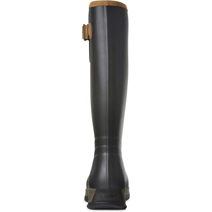 2022 Ariat Womens Burford Waterproof Rubber Boots 10027339 - Brown - Image 3
