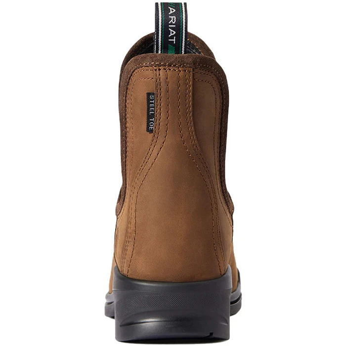 2021 Ariat Womens Keswick Steel Toe Waterproof Boots 10038315 - Distressed Brown - Image 2