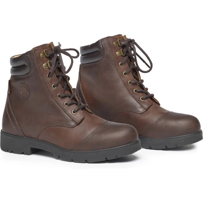 2022 Mountain Horse Womens Wild River Laced Paddock Boots - Brown