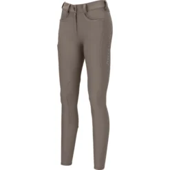 2021 Pikeur Womens Nia Selection Grip Breeches 1432 - Taupe Colour Taupe
