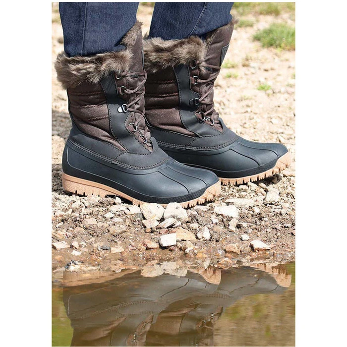 2021 Woof Wear Mid Winter Boots WF0036 - Black - Image 4