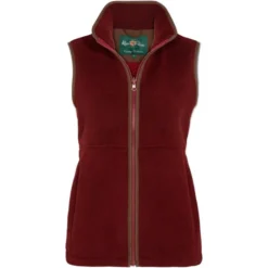 2022 Alan Paine Womens Aylsham Fleece Gilet AYLLWCT - Bloodstone