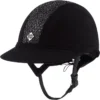 2022 Charles Owen Sparkly Mircro-suede SP8 Plus Helmet SP8PLUS2022 - Black Colour Black
