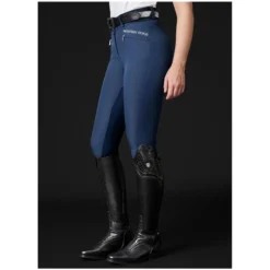 2022 Mountain Horse Womens Diana Clarino Full Seat Breeches 053240200 - Navy Colour Navy