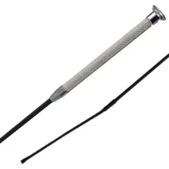 2022 Woof Wear Glitz Dressage Whip WH0001 - Silver Colour Silver
