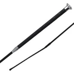 2022 Woof Wear Harmony Dressage Whip WH0003 - Black / Silver