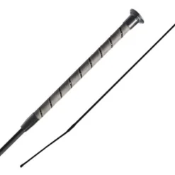 2022 Woof Wear Stealth Dressage Whip WH0014 - Grey / Black Colour Black/Grey