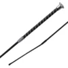 2022 Woof Wear Twisted Dressage Whip WH0002 - Black / Silver Colour Black/Silver
