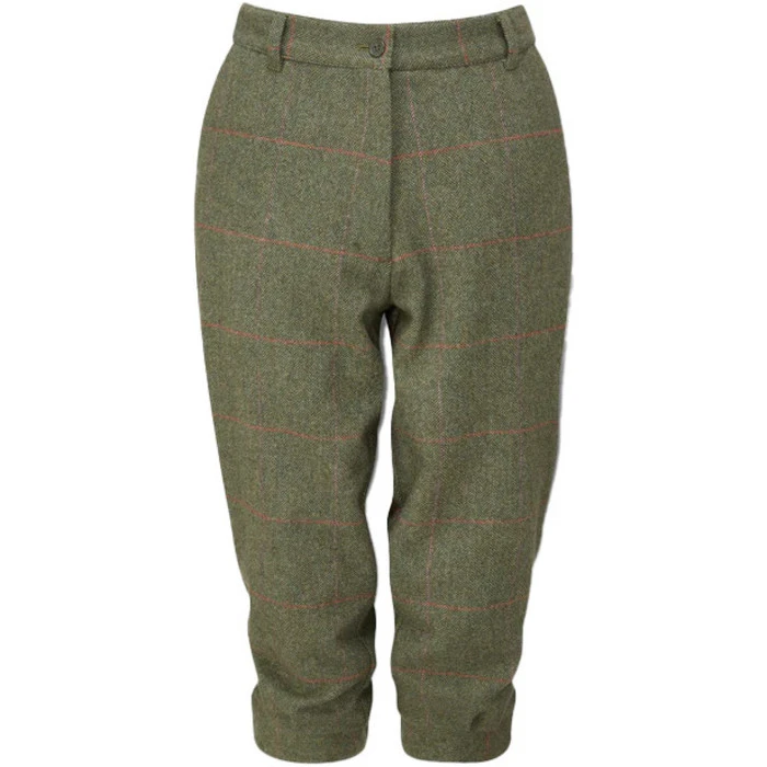 2023 Alan Paine Womens Combrook Tweed Shooting Breeks COMLBRE - Heath