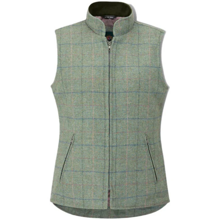 2023 Alan Paine Womens Rutland Tweed Gilet RUTLGIL - Spindle