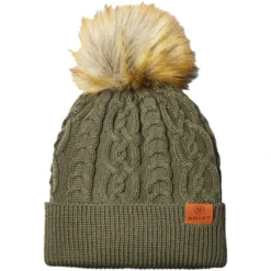 2023 Ariat Norfolk Beanie Hat 1004728 - Earth Heather Colour Earth Heather