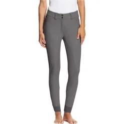 2023 Ariat Womens Tri Factor Grip Full Seat Breeches 10044945 - Plum Grey