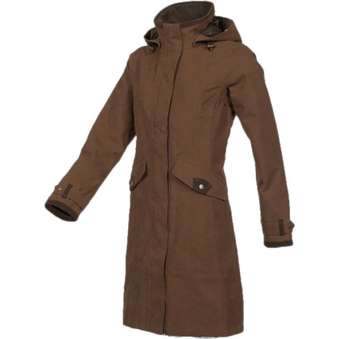 2023 Baleno Womens Chelsea Country Coat 818BB8L0 - Earth Brown Colour Earth Brown
