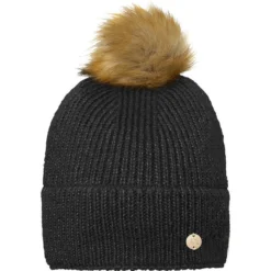2023 Mountain Horse Sparkle Pompom Hat 8254 - Black Colour Black