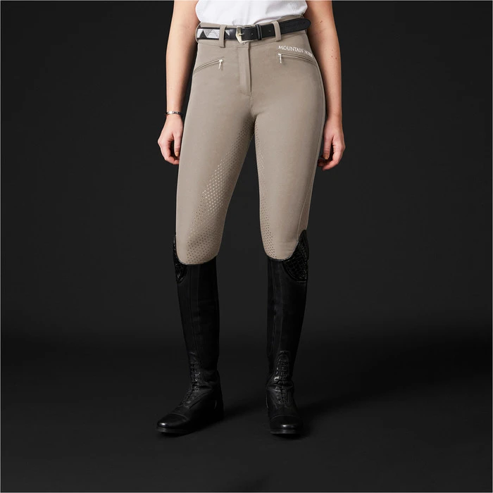 2022 Mountain Horse Womens Diana Breeches 053240 - Taupe - Image 2