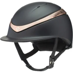 Charles Owen Halo Helmet & Free Headband HALOBRG - Black / Rose Gold