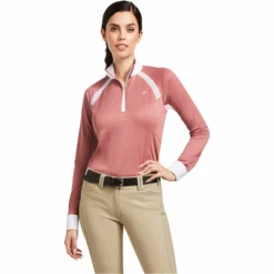 2022 Ariat Womens Sunstopper Pro 2.0 Show Shirt 10039346 - Antique Rubia / Jonathon