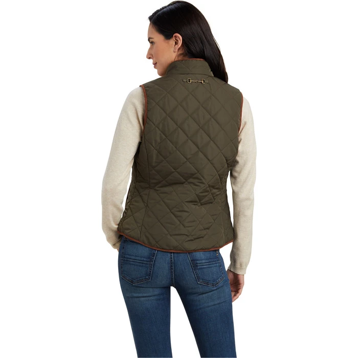 2022 Ariat Womens Woodside 2.0 Vest 10041246 - Earth Colour Earth - Image 2