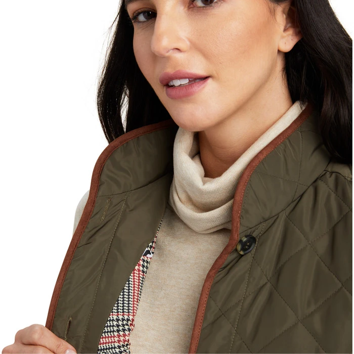 2022 Ariat Womens Woodside 2.0 Vest 10041246 - Earth Colour Earth - Image 3