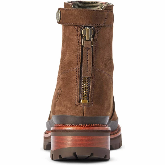 2022 Ariat Womens Leighton Waterproof Boots 10042556 - Barley Brown - Image 3