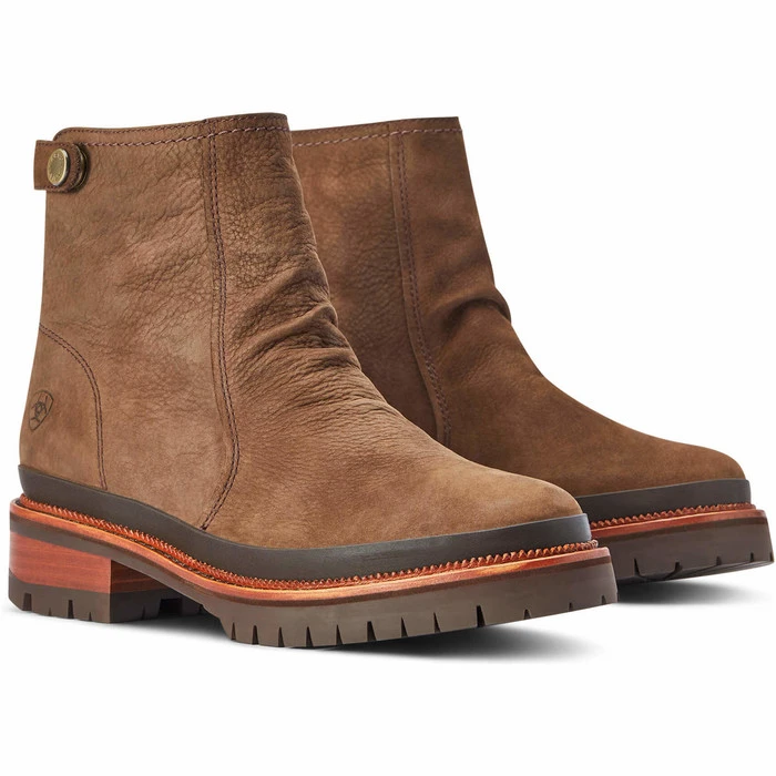 2022 Ariat Womens Leighton Waterproof Boots 10042556 - Barley Brown - Image 2