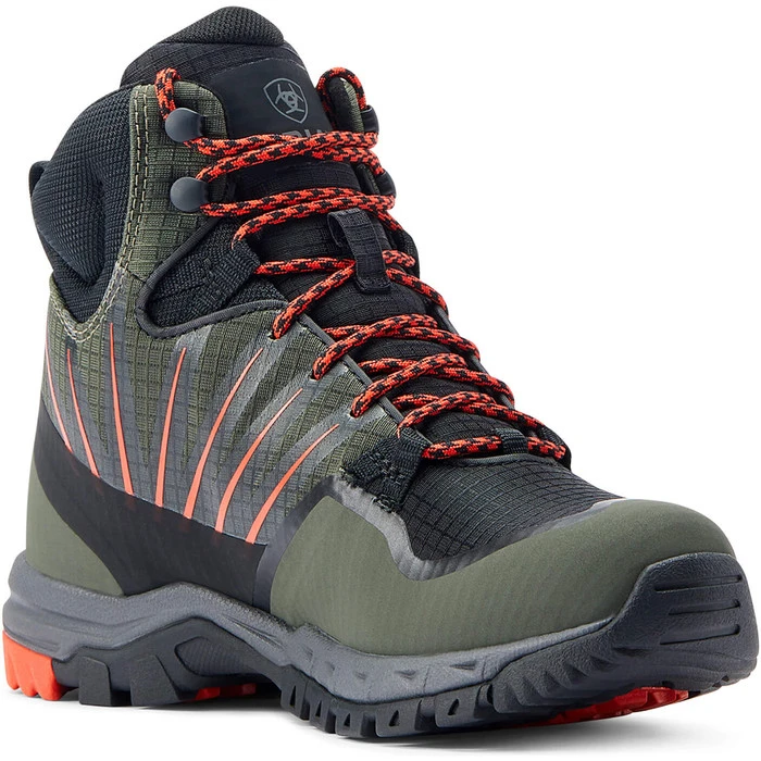 2023 Ariat Womens Skyline Solaris Waterproof Boot - Forest / Orange - Image 6