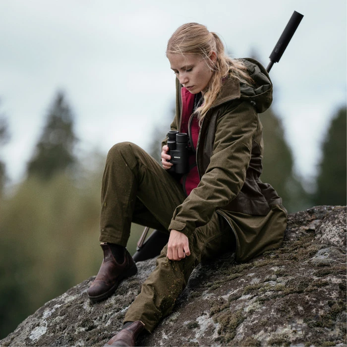 2023 Seeland Womens Avail Aya Insulated Jacket 10022064 - Pine Green / Demitasse Brown - Image 6