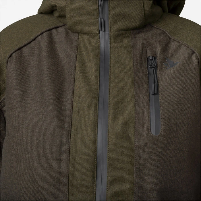 2023 Seeland Womens Avail Aya Insulated Jacket 10022064 - Pine Green / Demitasse Brown - Image 2