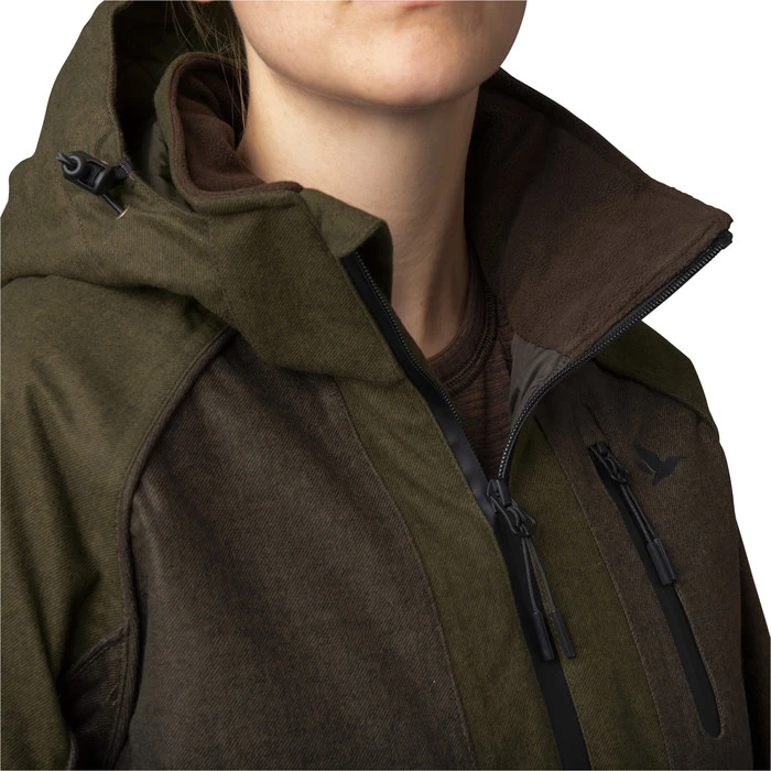 2023 Seeland Womens Avail Aya Insulated Jacket 10022064 - Pine Green / Demitasse Brown - Image 5