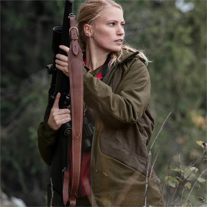 2023 Seeland Womens Avail Aya Insulated Jacket 10022064 - Pine Green / Demitasse Brown - Image 4