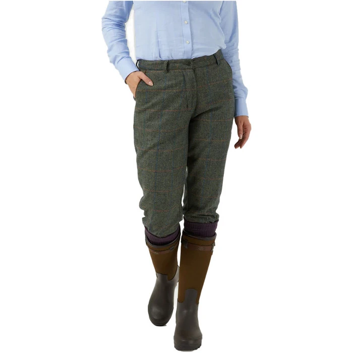2023 Alan Paine Womens Combrook Tweed Shooting Breeks COMLBRE - Heath - Image 4