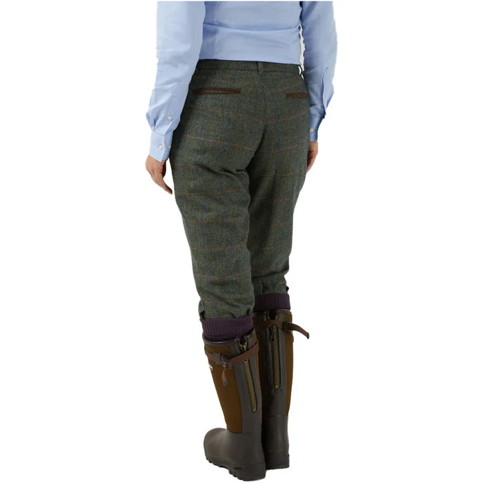 2023 Alan Paine Womens Combrook Tweed Shooting Breeks COMLBRE - Heath - Image 3