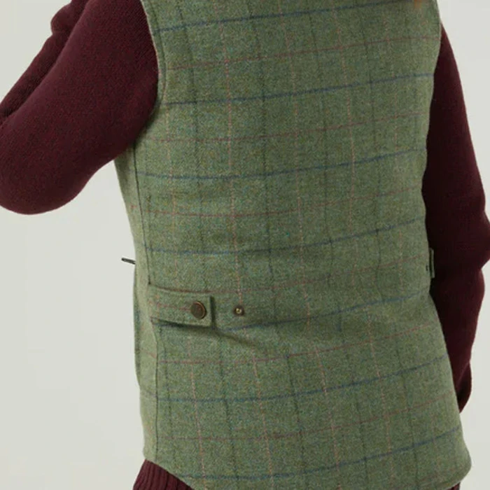 2023 Alan Paine Womens Rutland Tweed Gilet RUTLGIL - Spindle - Image 5