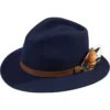 2023 Alan Paine Mens Richmond Felt Hat RICGFEL - Navy Colour Navy