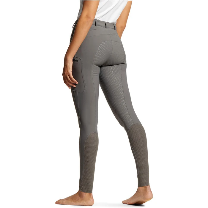 Ariat Womens Triton Grip Full Seat Breeches 10030534 - Plum Grey - Image 2