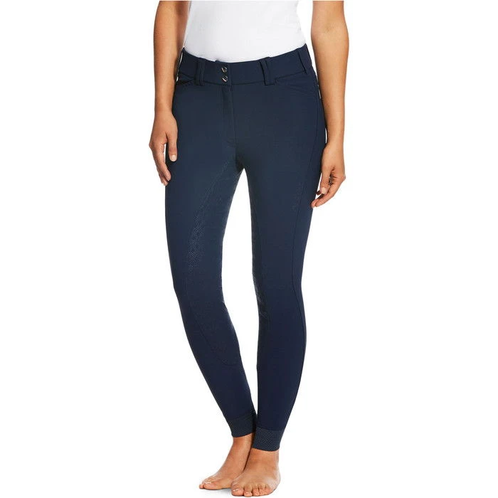 Ariat Womens Tri Factor Grip Full Seat Breeches Navy