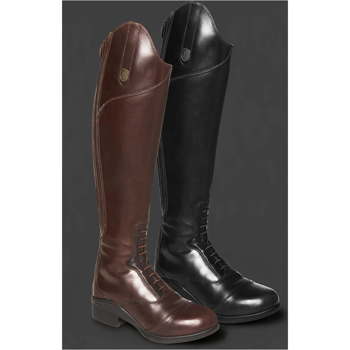 Mountain Horse Womens Aurora Tall Riding Boots - Brown Colour Brown - Image 3