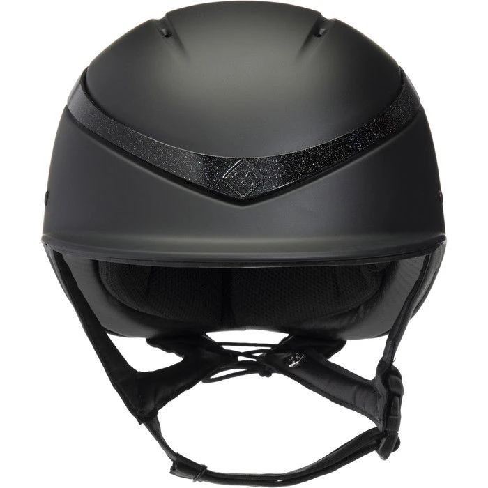 2022 Charles Owen This Esme X Luna Riding Helmet & Headband - Black Colour Black - Image 2