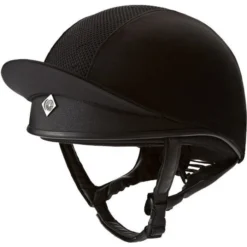 Charles Owen Pro II Plus Helmet Silk - Black Colour Black