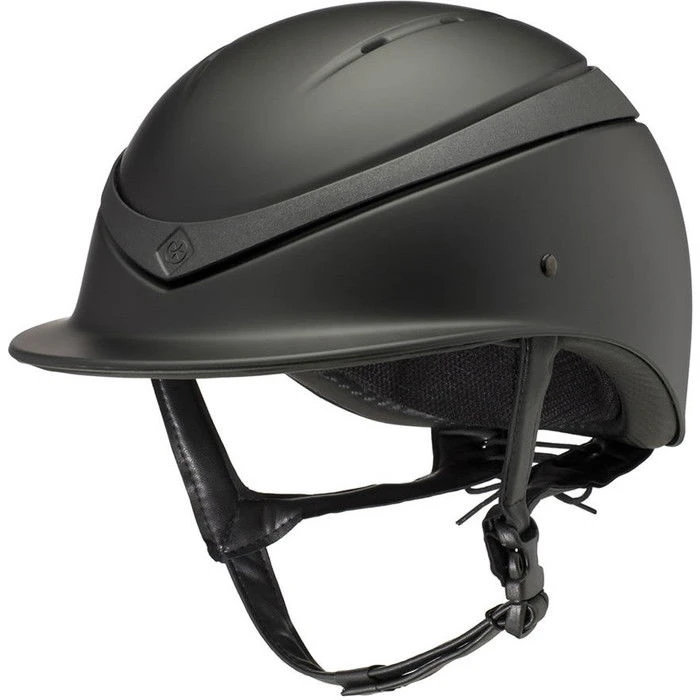 Charles Owen Luna Helmet & Headband LUNABMBM - Black Matt