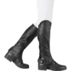 Dublin Stretch Fit Half Chaps Black