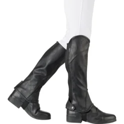 Dublin Stretch Fit Half Chaps Black