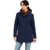 2022 Ariat Womens Argentium Insulator Parka Jacket 10041230 - Navy Colour Navy