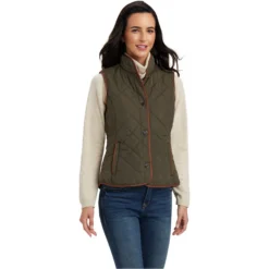 2022 Ariat Womens Woodside 2.0 Vest 10041246 - Earth Colour Earth