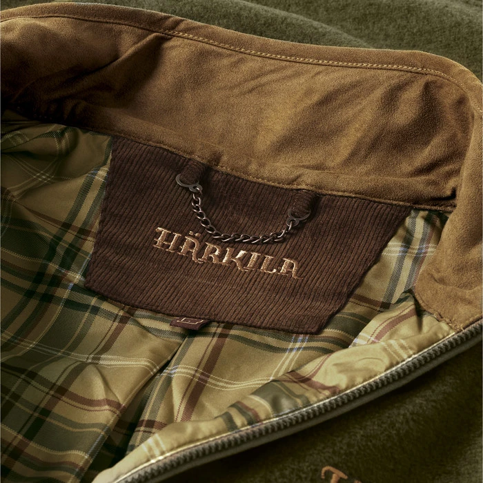 2022 Harkila Womens Sandhem Fleece Waistcoat 120109830 - Willow Green Melange - Image 4