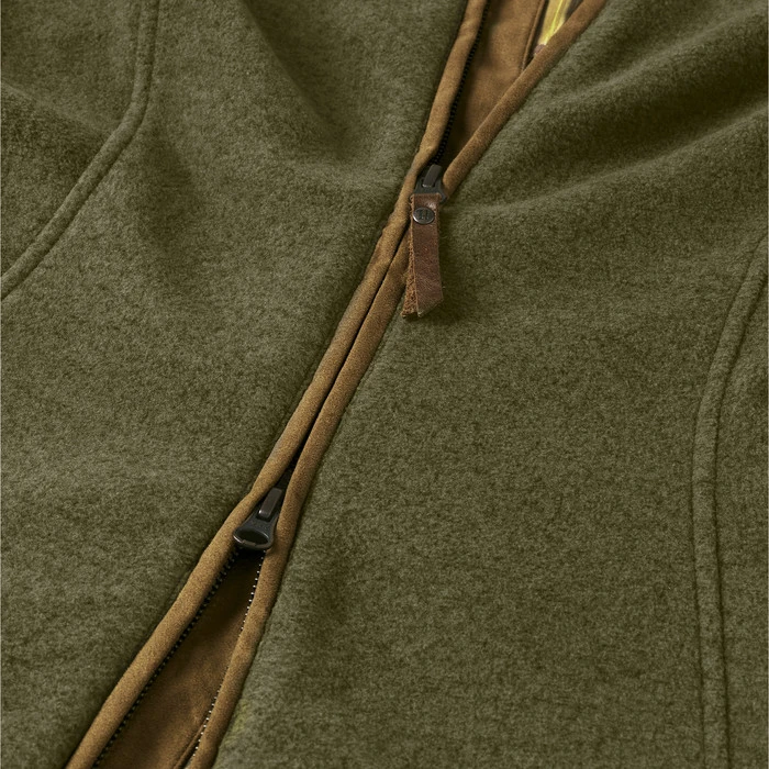 2022 Harkila Womens Sandhem Fleece Waistcoat 120109830 - Willow Green Melange - Image 5