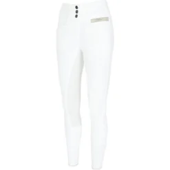 2022 Pikeur Womens Candela Grip Breeches 7814 - White Colour White