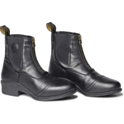 2022 Mountain Horse Womens Veganza Zip Paddock 010810100io - Black